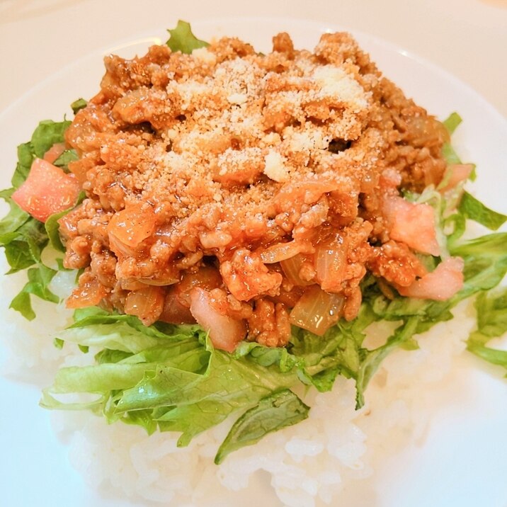 ケチャップ味で子供も食べやすい☆タコライス